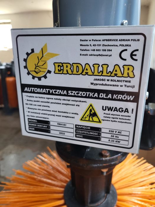 Wysyłka gratis Czochradło automatyczne dla bydła ocynk ocynkowana rama fv23% brutto drapak szczotka