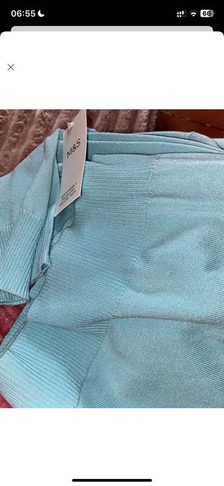 Кофта m&s ніжно блакитна, нова