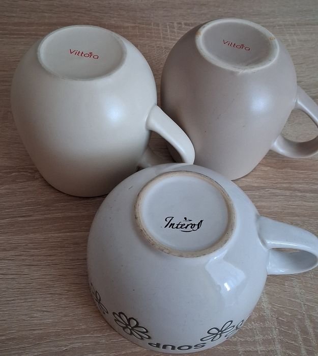 Лот нові 2чашки Vittora HOT, 500мл і бульонниця Interos 450м