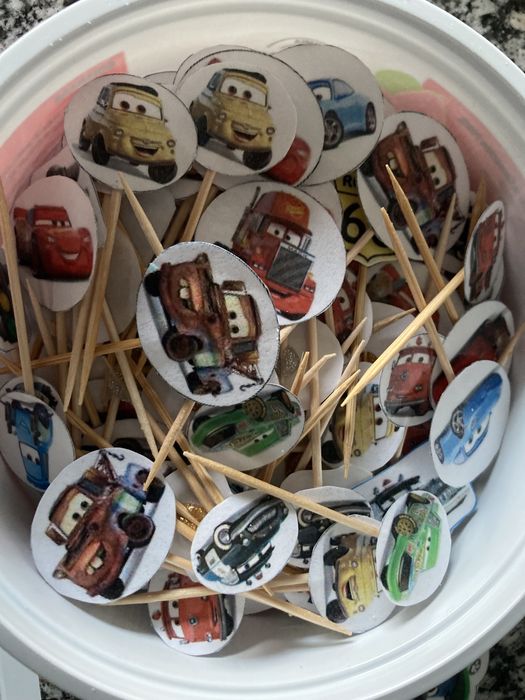 Decoração festa disney Faisca Mcqueen/filme carros/cars