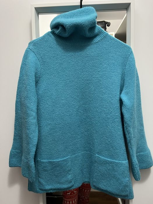 Sweter firmy SAVIDA kolor turkusowy