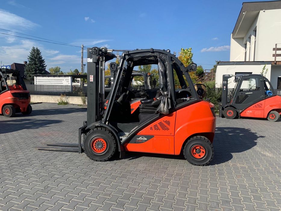 Wózek widłowy Linde H30T-02, TRIPLEX 4.80, rok budowy 12/2019, przebieg 3753 h