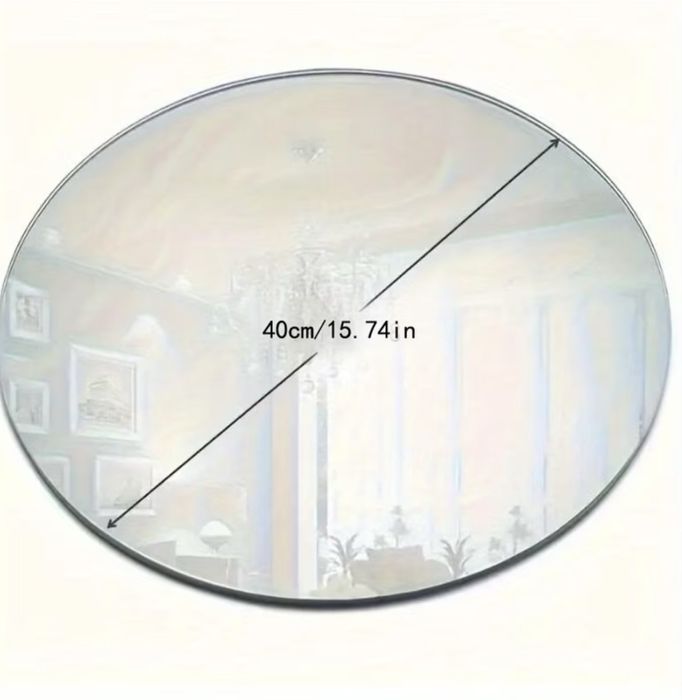 Акрилове дзеркало 40×40 см, 2 шт