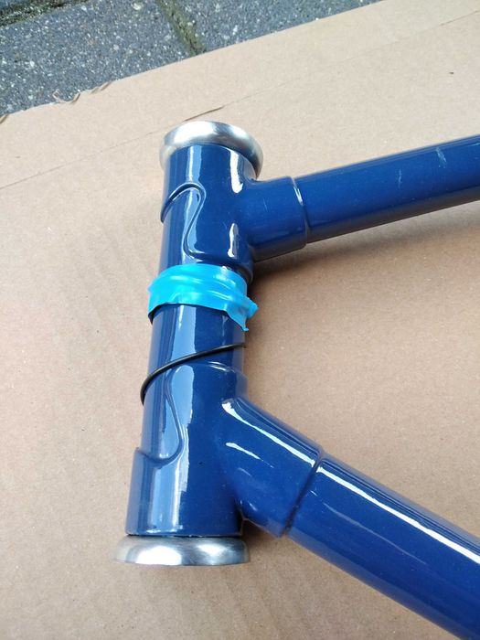 ramam rowerowa z widelcem retro holender kierownica vintage