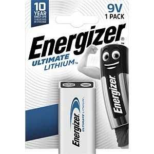 Батарейка ENERGIZER 9V-L522 Ultimate Lithium (1шт) 6LR61/MN1604/X522