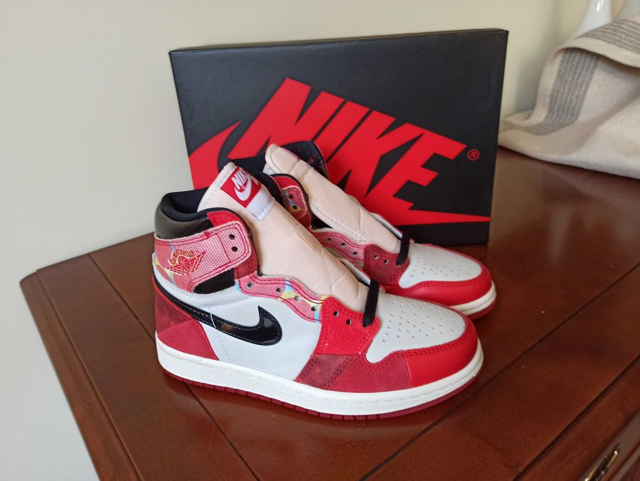 (r. 36) Nike Jordan 1 High OG Spider-Man Across the Spider DV1748,-601