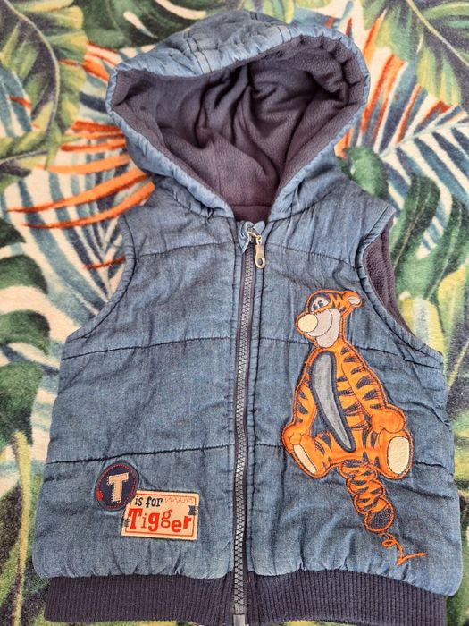 Bezrękawnik ciepły dla chlopca r. 86/92