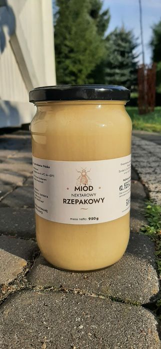 Miód rzepakowy 950gram/720ml z Roztocza