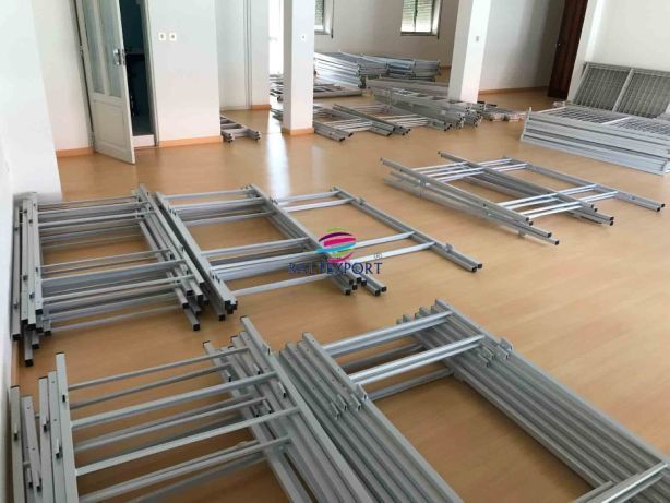 Beliche c/2Camas c/Estrado em rede Soldado Pintado Epoxy Material Novo