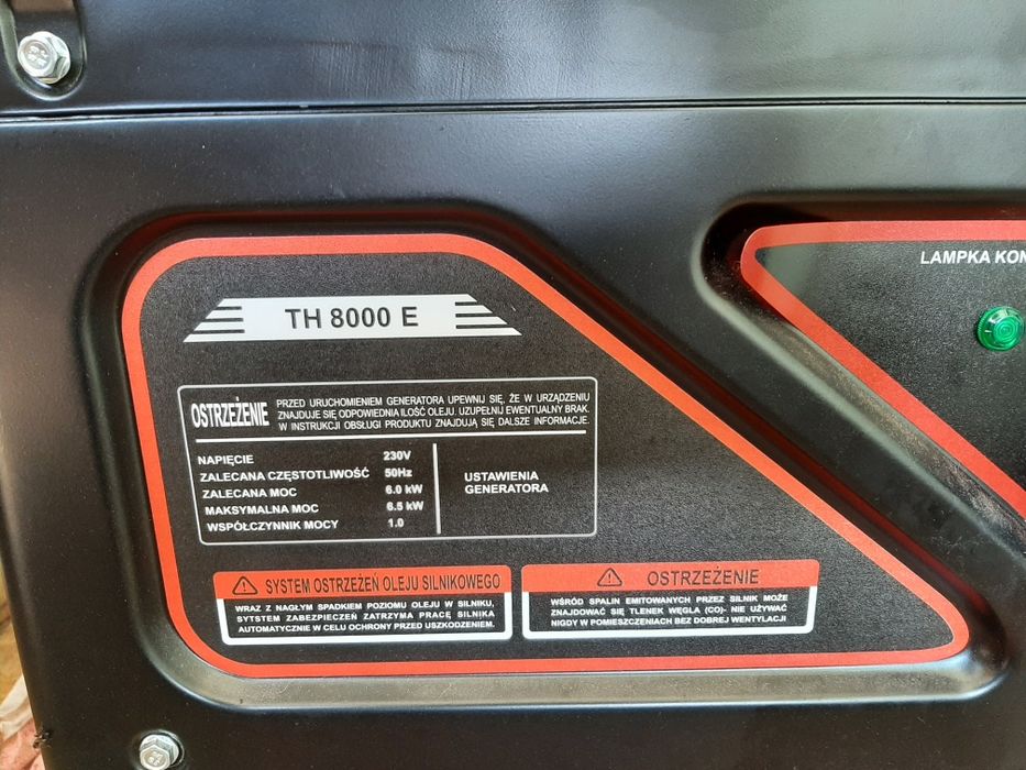 Генератор KRUZER TH 8000 ЕE трифазний, бензиновий
