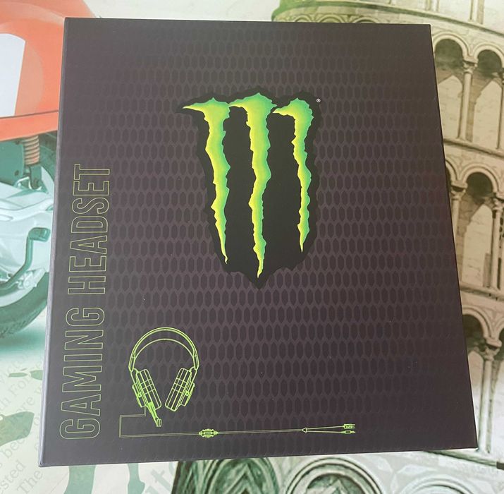 Gaming Headset para PC e Consolas- Monster Energy (novo e selado)