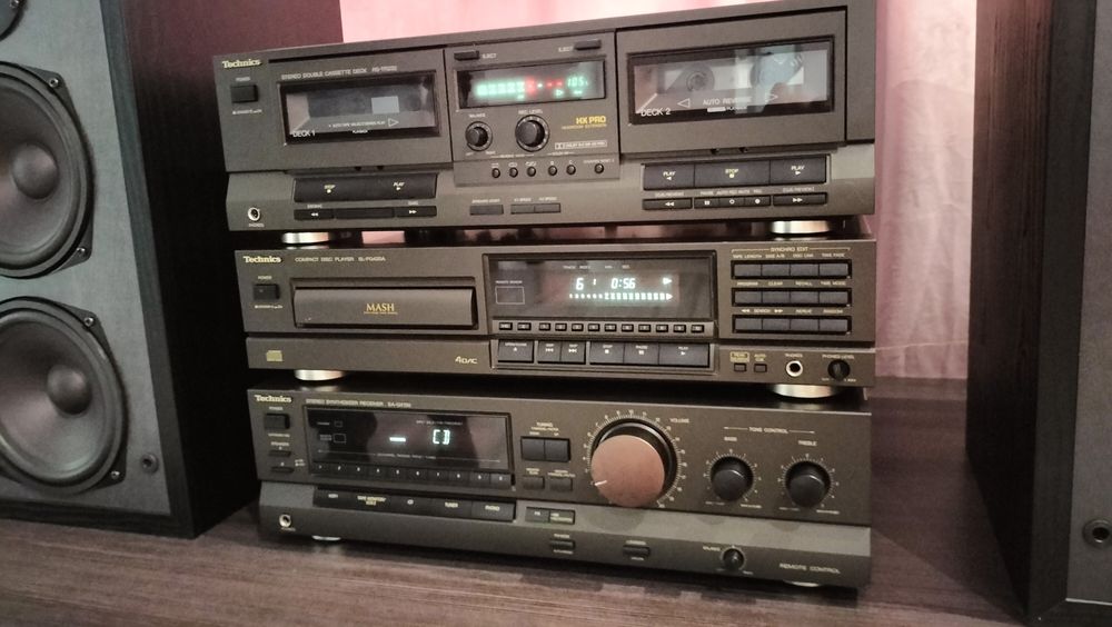 Wieża Technics Amplituner CD Deck