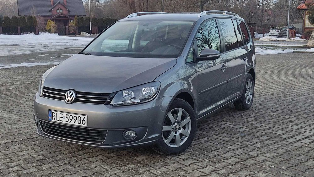 VW Touran II 1.6 TDI 105 KM, wersja ICUP 7-osobowy, bogate wyposażenie