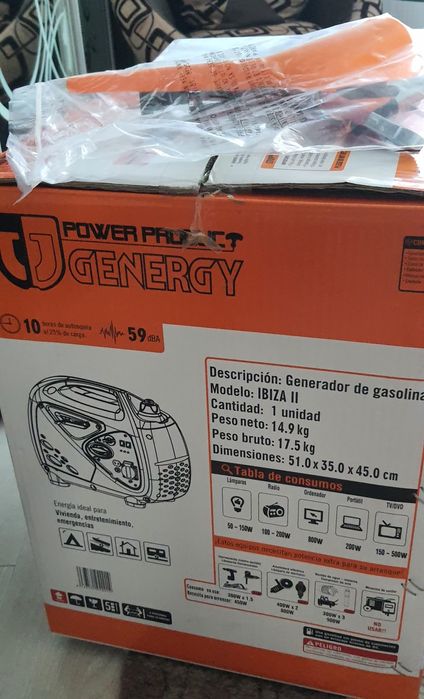 1 kW якісний інверторний генератор  Іспанія  IBIZA II 4х такт двиг