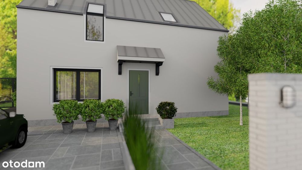 Dom przy lesie  94 m² , ogródek ,5 pokoi, jezioro, Kórnik