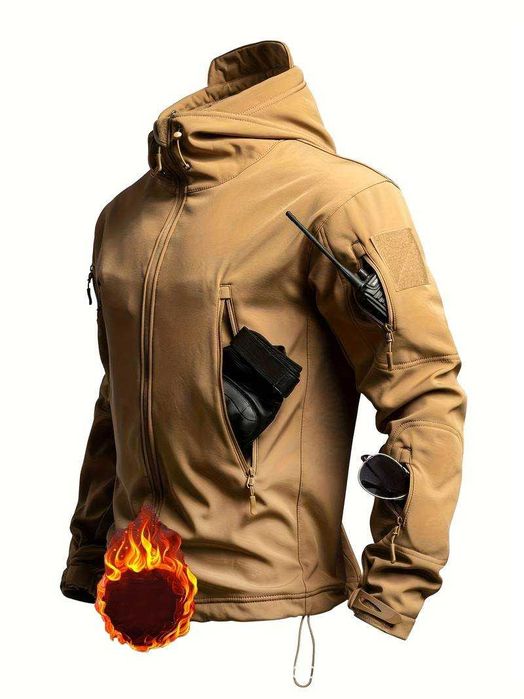 Мужской костюм Soft Shell – не продувается, выглядит стильно!