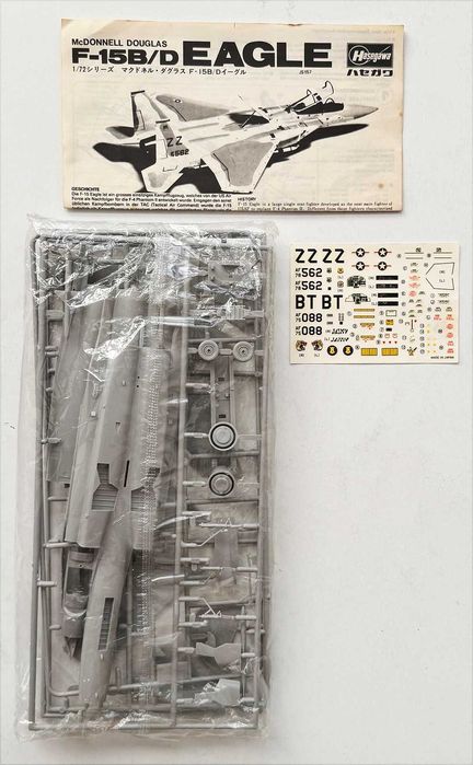 Hasegawa_McDonnel Douglas F-15B/D Eagle. ESc.1:72. Completo e como novo.