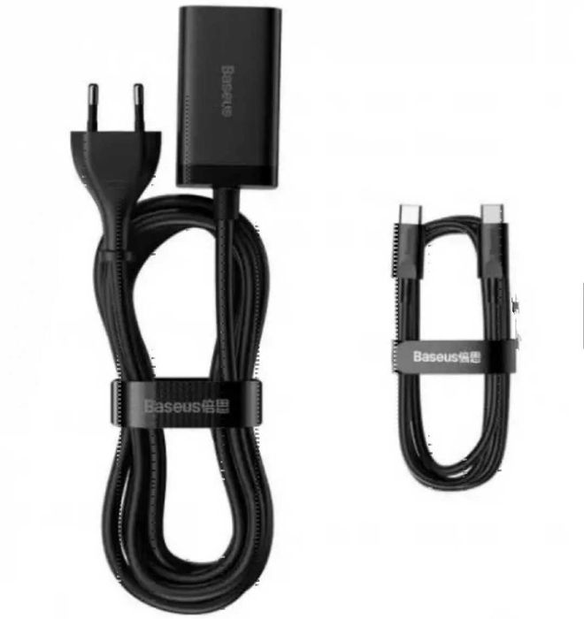 Мережевий зарядний пристрій Baseus 65 W GaN 3 Pro .