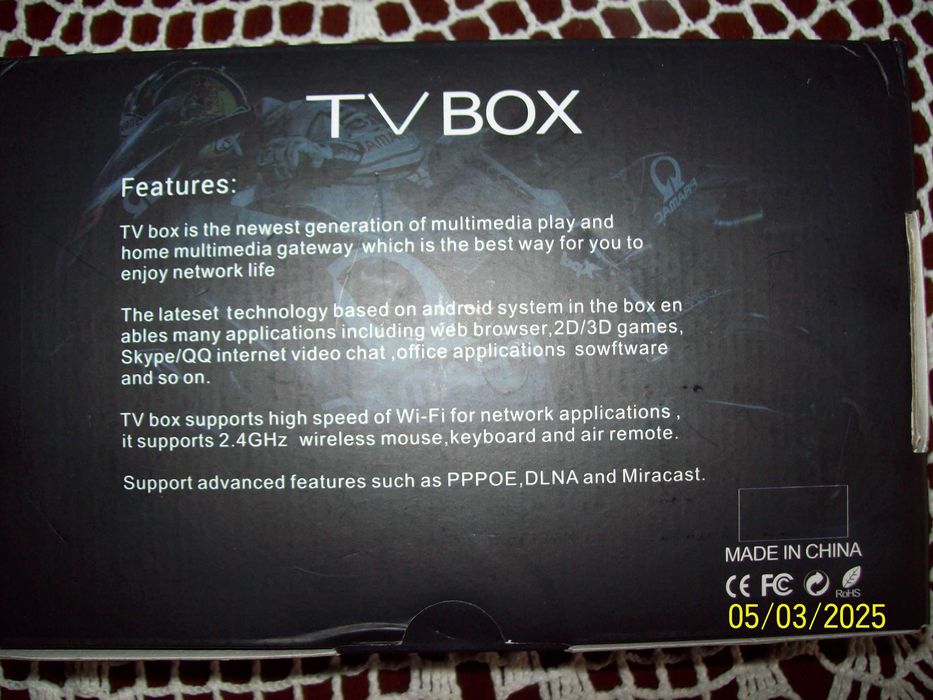 Odtwarzacz multimedialny MXQ PRO S905 8GB