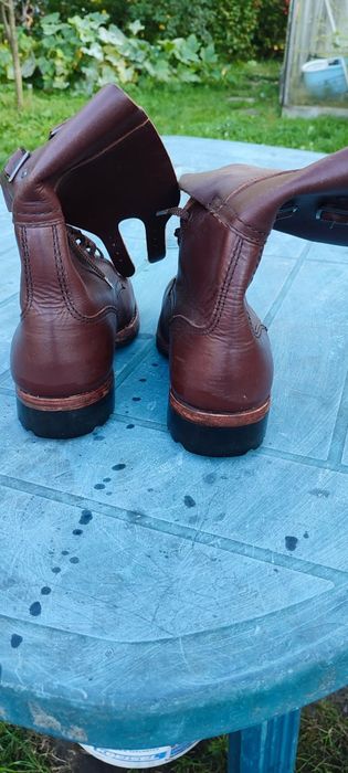 Skórzane buty wojskowe opinacze