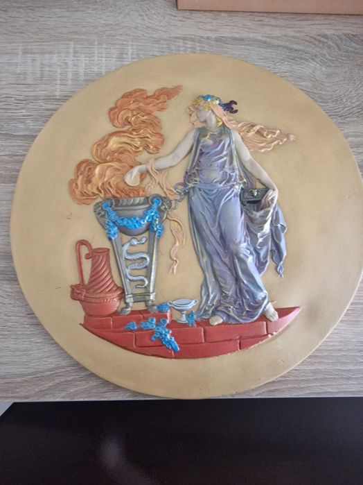 Figuras  Em Gesso, Pintadas A Mão