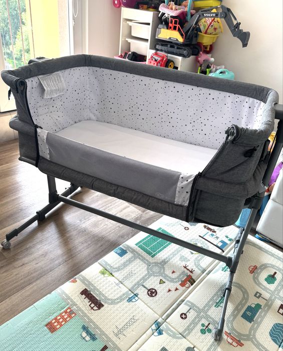 Дитяче приставне ліжечко Kinderkraft NESTE GROW