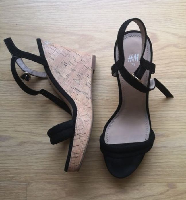 Letnie koturny marki H&M 37