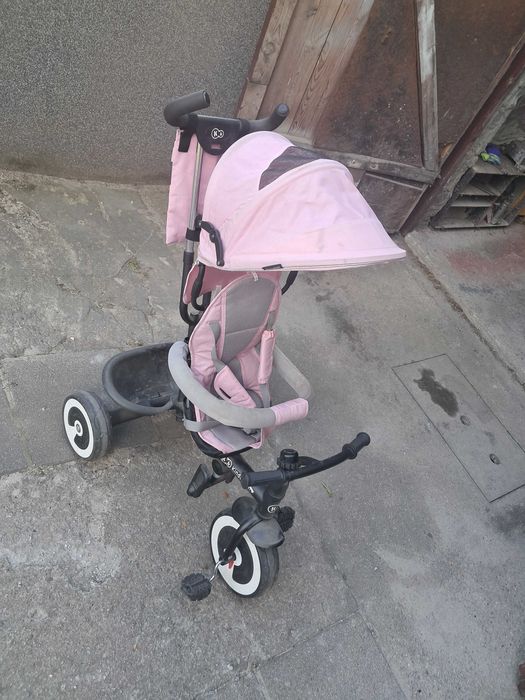 Rowerek trójkołowy KinderKraft różowy