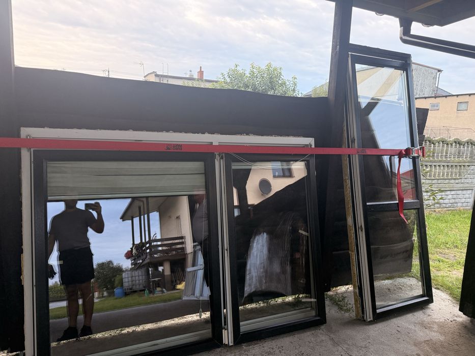 Okna drzwi balkonowe z demontarzu