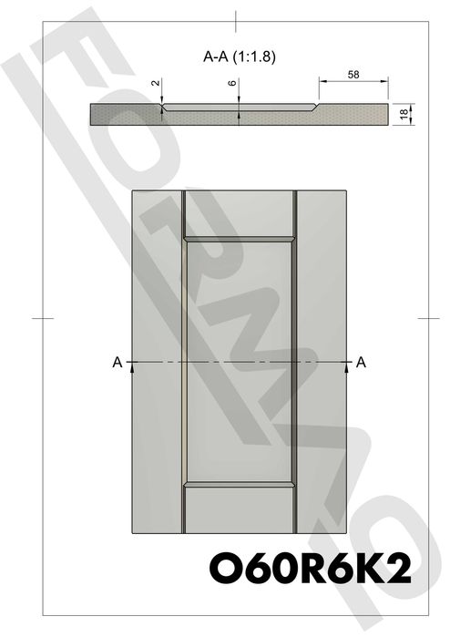 Fronty lakierowane angielskie, MDF surowe, drewniane, frezowanie CNC