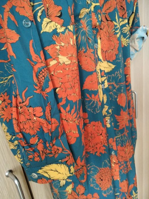 Piękna koszula tunika Manilla kwiaty rozmiar uniwersalny
