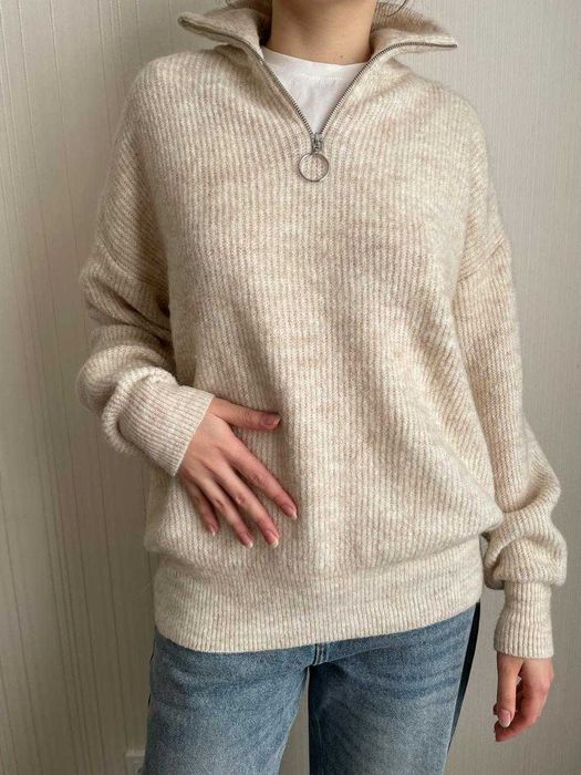 Светр на блискавці H&M Premium жіночий