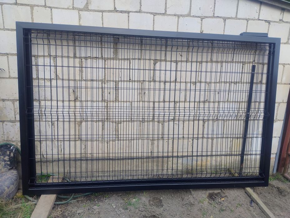 Brama wjazdowa panel płot  ogrodzenie siatka profil 60x40x3mm