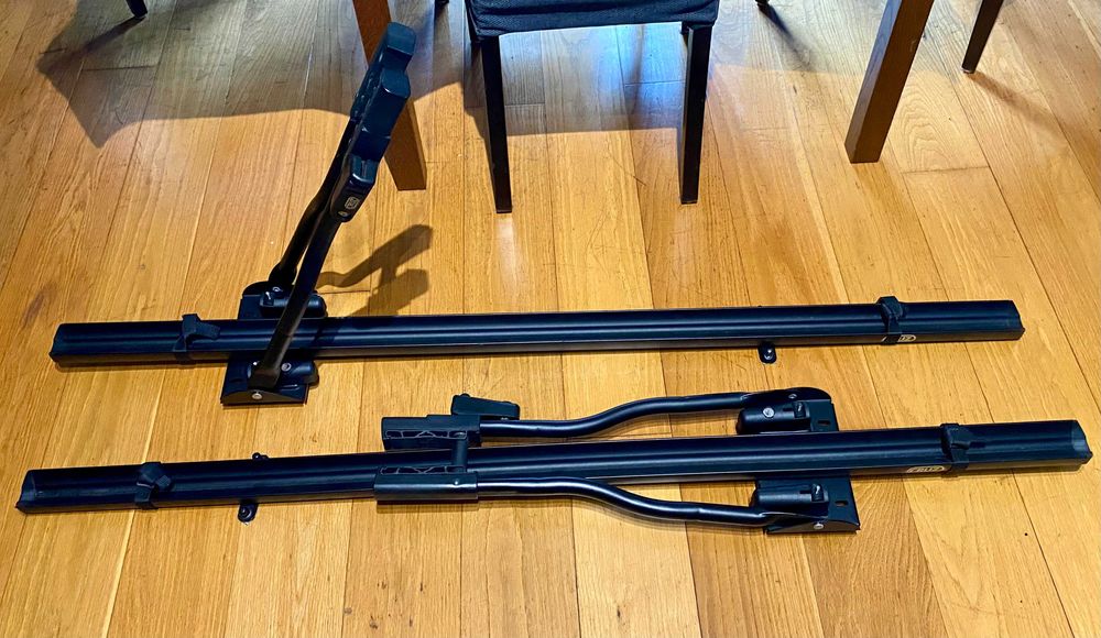 Barras de tejadilho Nordrive Silenzio com par de Porta Bicicletas CRUZ