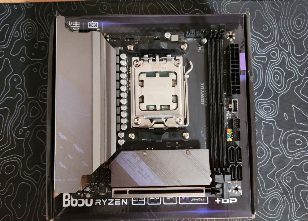 Новая материнская плата JGINYUE B650I Mini-ITX (AM5, DDR5 Продается но ...