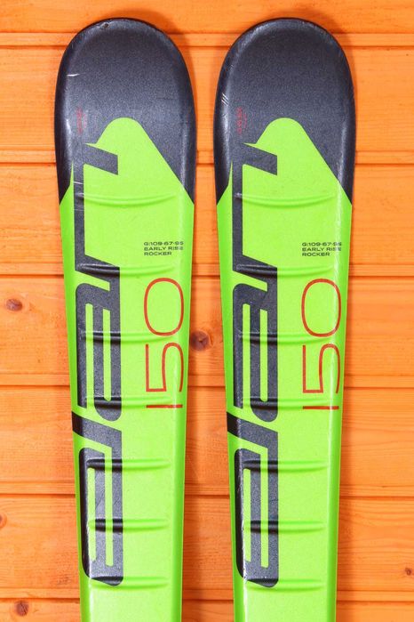 Narty dziecięce Elan Jett 150 cm + Elan 7.5, Rocker, U-Flex, Grip Walk !!!
