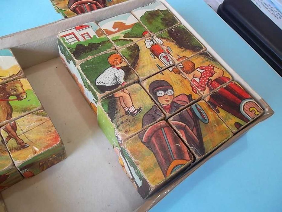 Jogos de cubos da MAJORA, muito antigos.