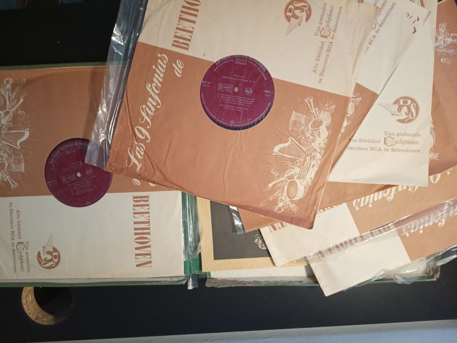 LAS 9 SINFONIAS DE BEETHOVAN, Selecções Readers Digest	7x Vinil 1962