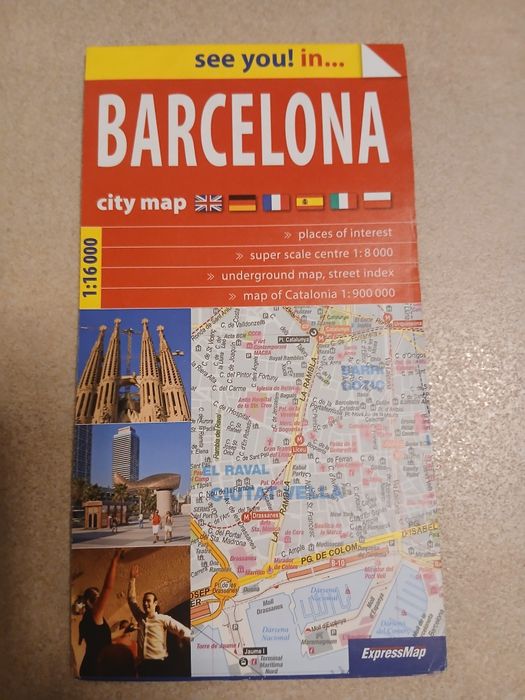 Mapy przewodniki Hiszpania Barcelona Majorka Teneryfa Katalonia