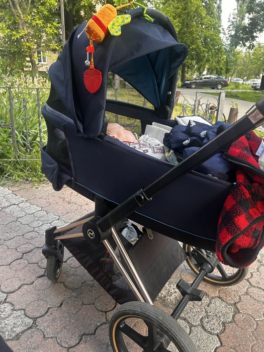 Коляска Cybex priam gold + автокрісло