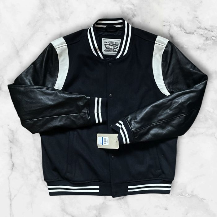 -45%$ 50 52 XL Levis шерстяний бомбер демісезон куртка вітровка парка