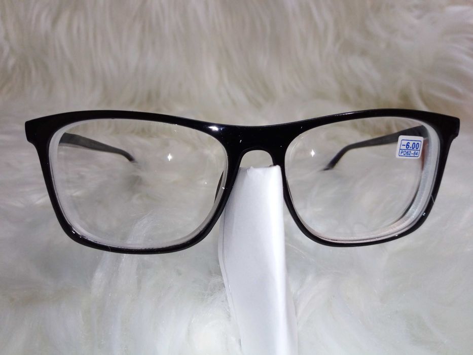 Okulary minus 6 dioptry + gratisy