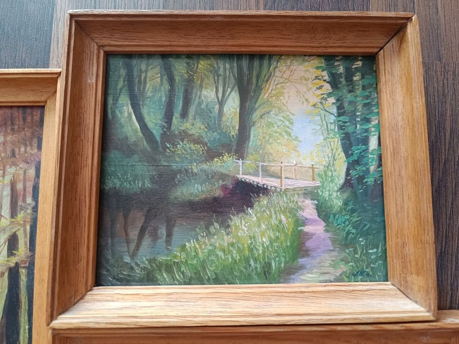 Ручная работа картины маслом
