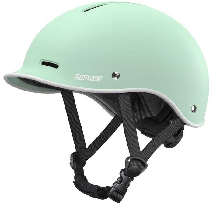 Kask rowerowy Findway rozmiar M 57-59cm odcień zieleni