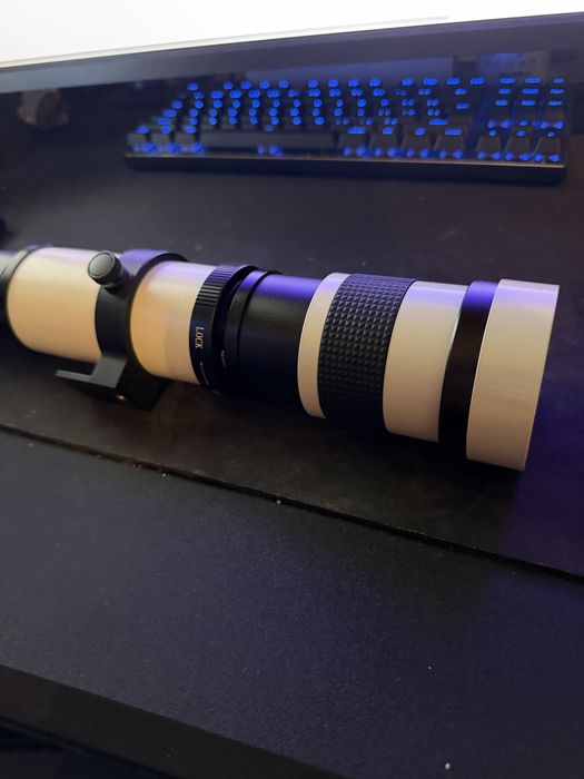 Lente teleobjetiva manual 420–800mm