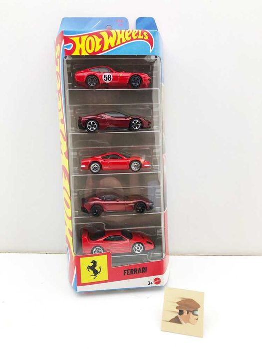 Hot Wheels FERRARI Pack 5 Carros 2026 Dino 206 GT SF90 Stradale 365 12 Cilindri F40 Competizione