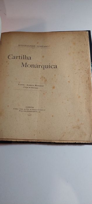 Cartilha Monárquica - Alberto de Monsaraz (1916)