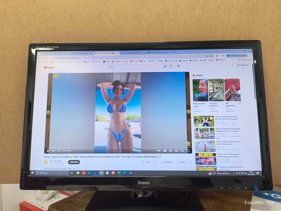 Monitor 27" IIYAMA E2773HS 100% sprawny
