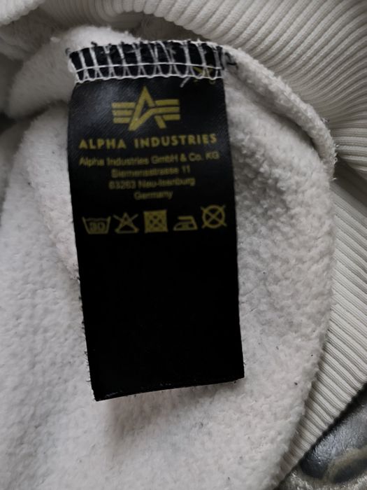 Оригинальный свитшот кофта Alpha Industries Basic Logo Размер M