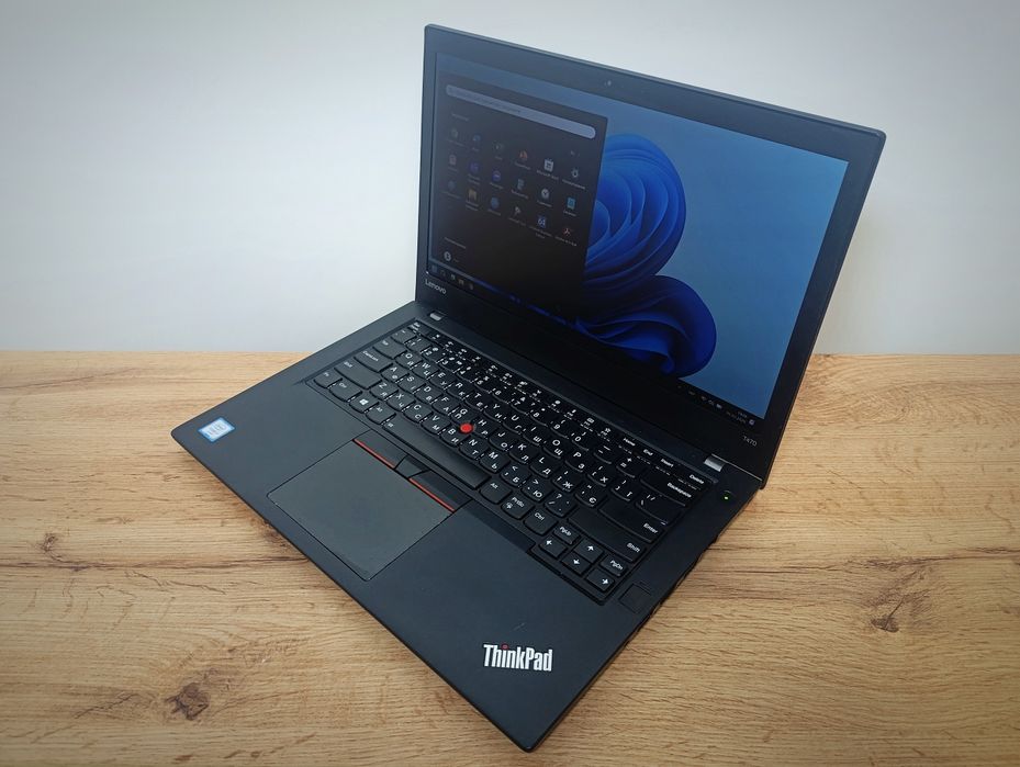 14' FHD IPS ноутбук Lenovo Thinkpad T470/i7-6500U/SSD 256GB/8GB DDR4